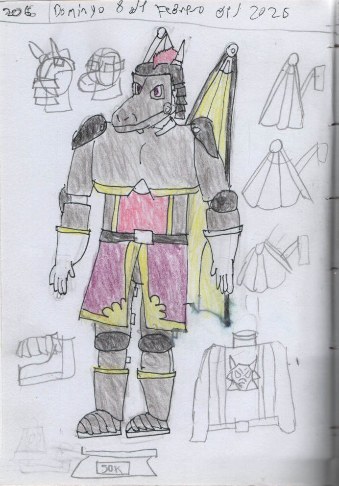 eduard en su armadura